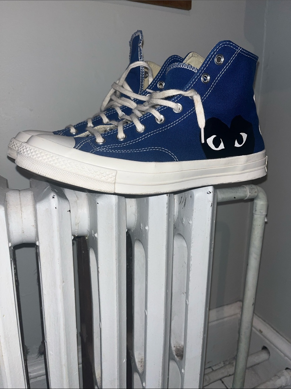 COMME des GARÇONS x Converse Blue High-Top Sneaker
